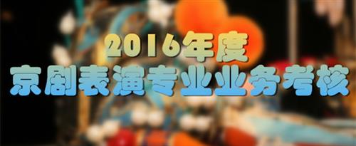 免费看一级a女人大屌国家京剧院2016年度京剧表演专业业务考...